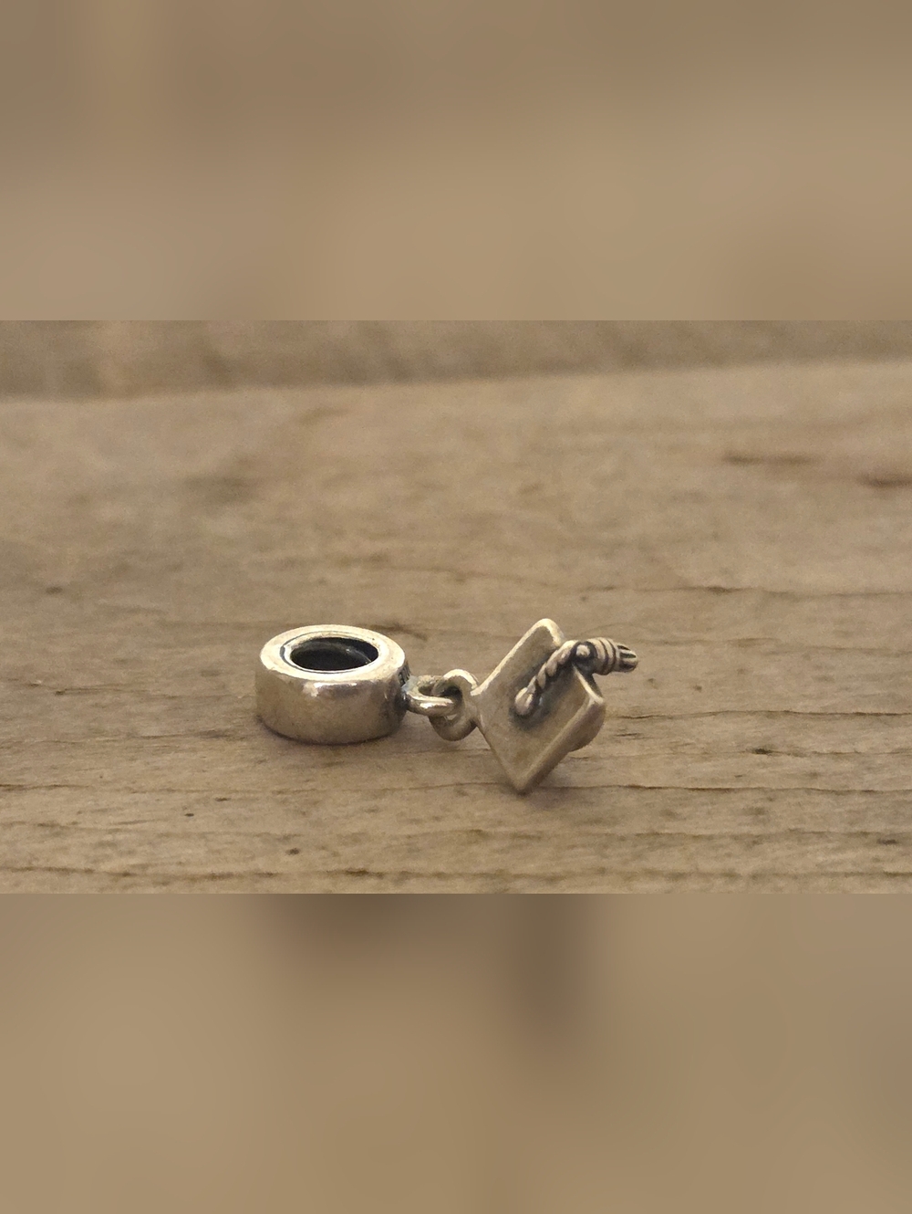 Authentic Pandora Moments Graduation Cap Dangle Charm Silver 925 ALE